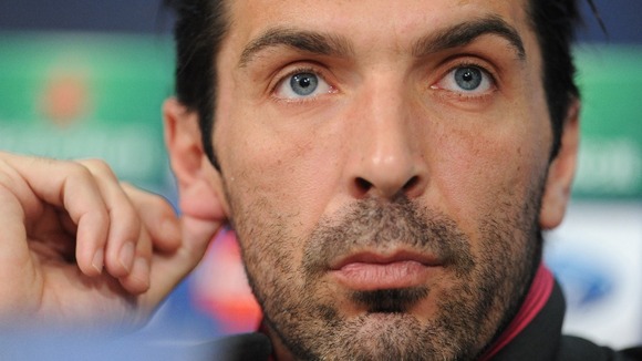 Juventus goalkeeping legend Gianluigi Buffon faces the press in Germany