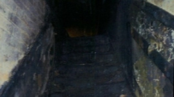 The fire started at the foot of the stairs with poisonous gas rising up to the first floor.
