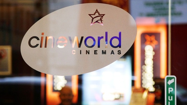 An exterior view of a Cineworld cinema in Piccadilly, central London, the chain uses "zero hours" contracts