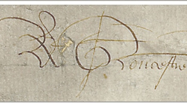 King Richard III's signature