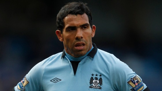 Manchester City star Carlos Tevez.