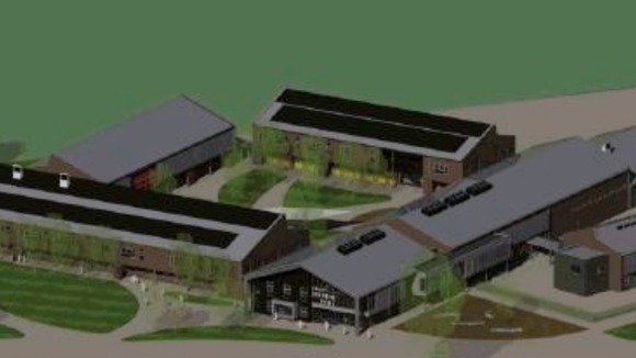 Original plans for the development