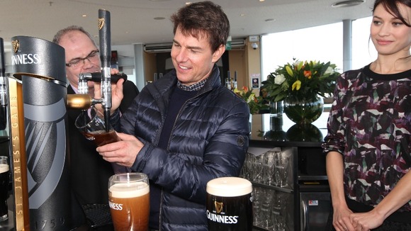 Tom embraces his Irish roots
