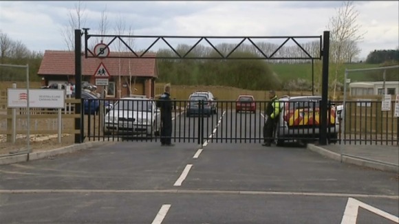 Security firm employed to guard new travellers' site