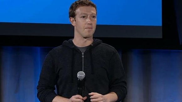 Mark Zuckerberg at the launch in California