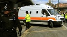 Van believed to be transporting Mick Philpott leaves Nottingham Crown Court