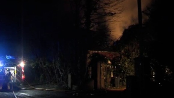 House fire at Copthorne