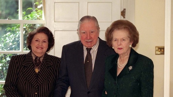 Baroness Thatcher and General Pinochet