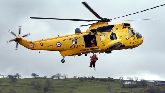 RAF rescue helicopter