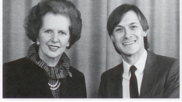 David Amess with Baroness Thatcher