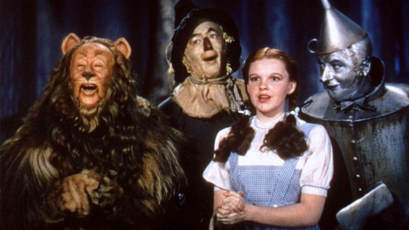 The main cast of the classic film 'The Wizard of Oz'.