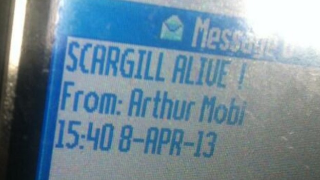 The response from Arthur Scargill after learning of Margaret Thatcher's death