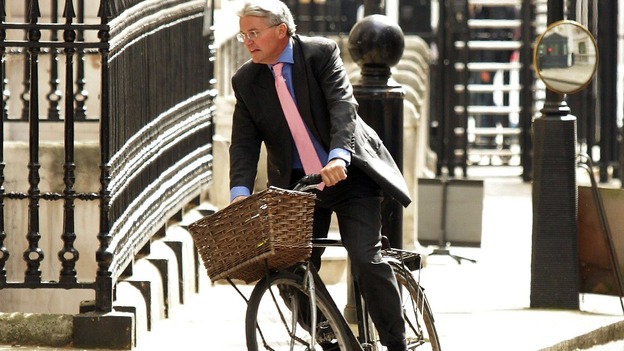 Andrew Mitchell MP arriving at Downing Street