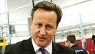 Prime Minister David Cameron pictured earlier today.