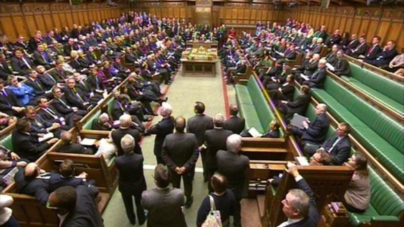 David Cameron paid tribute to Baroness Thatcher in Parliament on Wednesday.