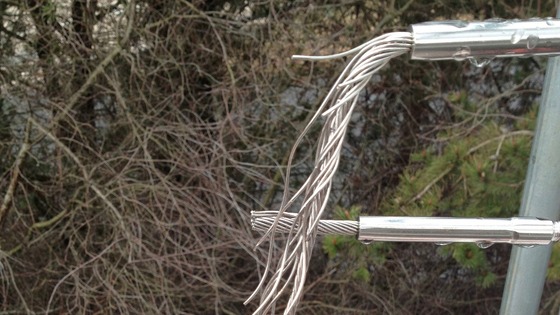 Missing wire