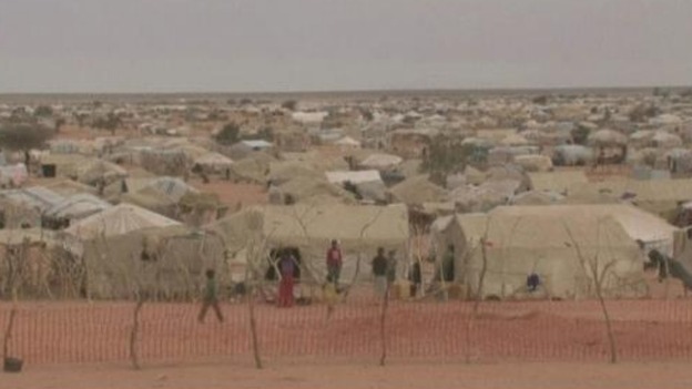 The Mbera refugee camp in Mauritania, home to 70,000 refugees according to UNHCR.