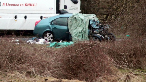 Five people were killed in the crash.