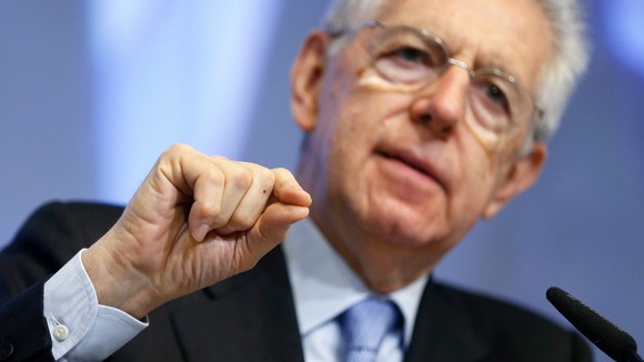 Italy's interim Foreign Minister Mario Monti made the announcement today.