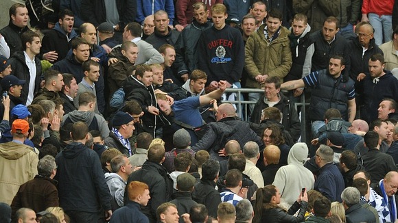 All the violence at Wembley involved supporters of the same club
