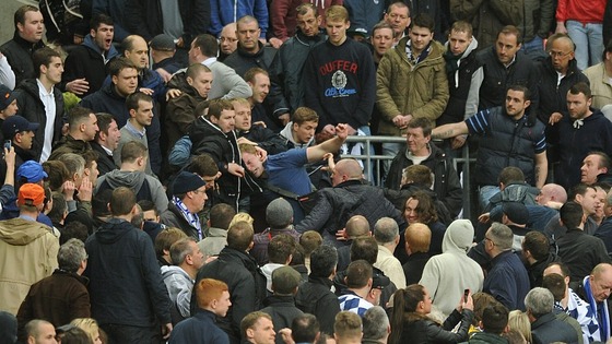 All the violence at Wembley involved supporters of the same club