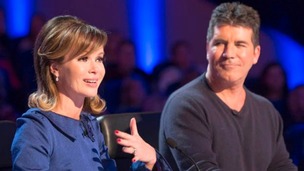 Britain's Got Talent judges Amanda Holden and Simon Cowell.