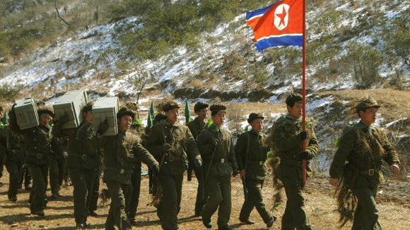 The North Korean Central News Agency released this photo earlier this month.