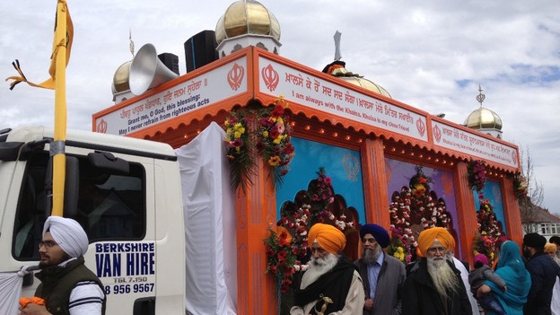 The Vaisakhi parade is currently taking place in Wolverhampton