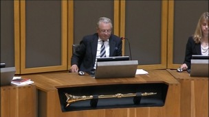 Dafydd Elis-Thomas in chamber