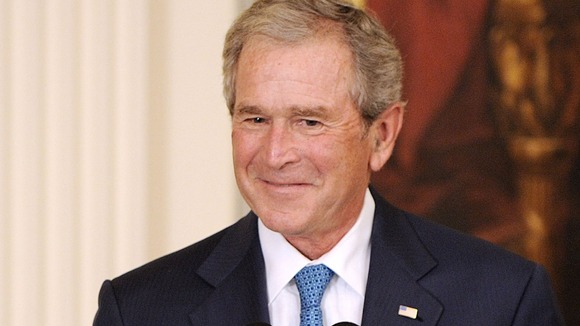 Former US President George W Bush has become a grandfather.