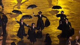 Mary Poppins sequence during the London Olympic Game
