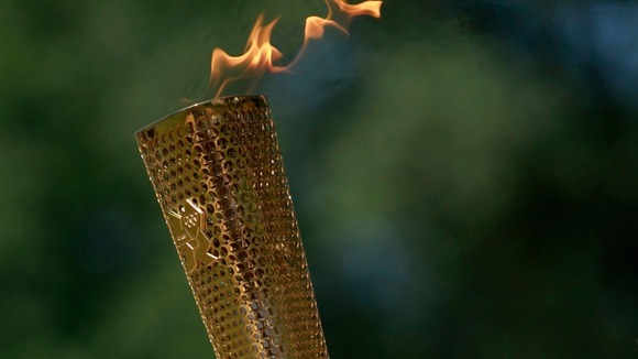 One of the London 2012 torches