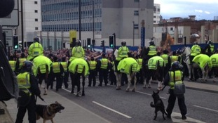 itv arrests tyne derby police wear release details disorder following sunday were made