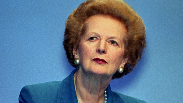 Former Prime Minister Baroness Thatcher pictured in 1996.