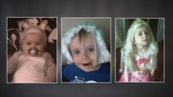 Fiona Anderson's children were 11 months, three and two years old.