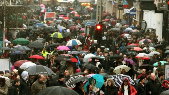 Christmas shopping in Glasgow last year