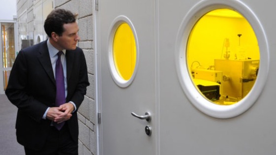 Chancellor George Osborne toured labs at the University of Manchester where he saw research into the use of Graphene in October 2011. 