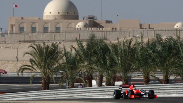 Bahrain faces international scrutiny as human rights groups accuse the island kingdom of quashing protests.