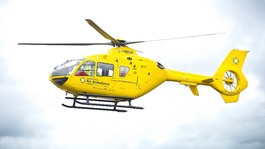 North West Air Ambulance aircraft in action.