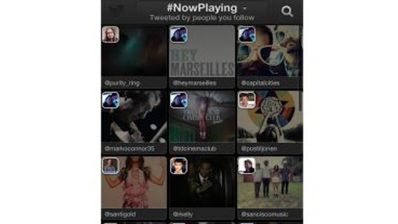 To begin listening to a track your interested in click on #NowPlaying.