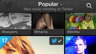 Twitter launches new music app.