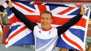 Chris Hoy won six Olympic gold medals, more than any other British athlete