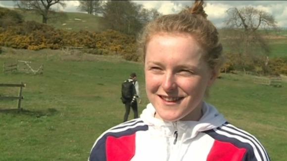 Mountain biker Annie Last