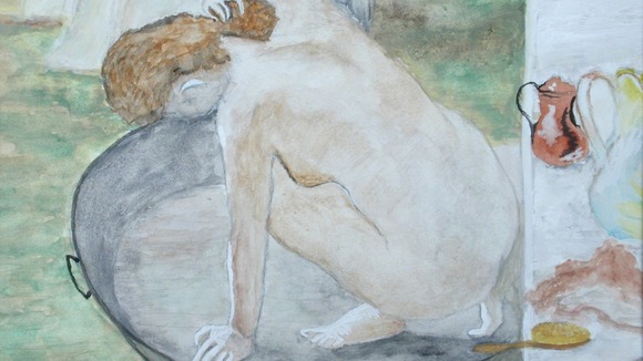 'Girl Bathing' is said to have been painted while Reggie Kray was in HM Prison Norwich.