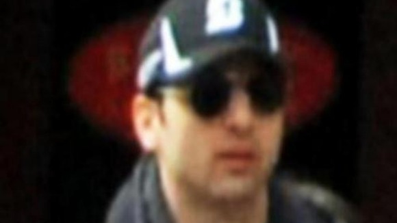 The FBI have released this new CCTV picture of a suspect they wish to trace in connection with the Boston Marathon blasts.