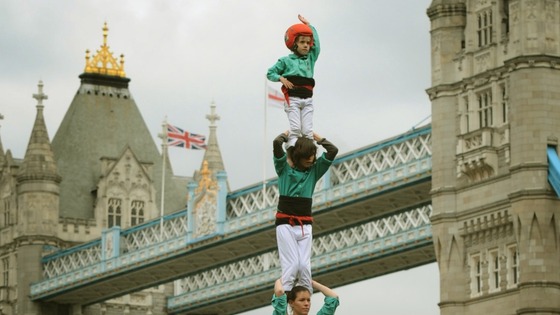 human tower