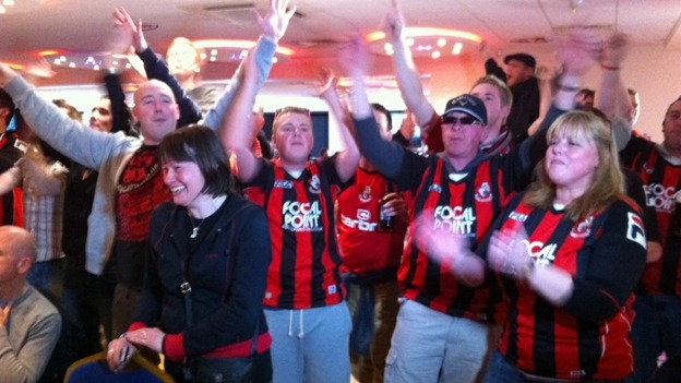 Fans go wild