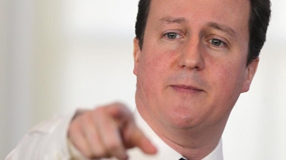 Britain's Prime Minister David Cameron makes a speech on the Big Society