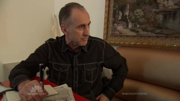 Anzor Tsarnaev speaking to NBC News