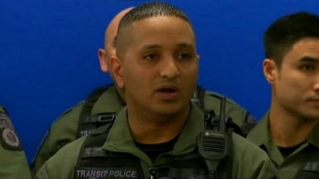 Saro Thompson of Boston Transit Police